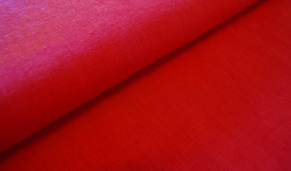 Lino 100% Natural - Rojo Rubí